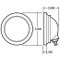 Truck-Lite Red Round Replacement Lens for Front and Rear Lighting (40302R, 40318R) with Snap-Fit Mount - Bulk Pkg - 99010R3