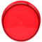 Signal-Stat Red Round Polycarbonate Replacement Lens for Strobes (307R) with Flange Mount - 9720 by Truck-Lite