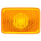 Truck-Lite Yellow Rectangular Acrylic Replacement Lens for 80308R, 81304R/Y and Do-Ray Lights - 99087Y