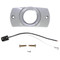 Truck-Lite 30 Series Gray Polycarbonate 2 Screw Deflector Mount Kit with Gray Grommet Used in 30 Series Round Shape Lights - 30405