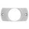 Truck-Lite 30 Series Gray Polycarbonate 2 Screw Deflector Mount with Gray Grommet Used in 30 Series Round Shape Lights - 30722