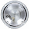 Truck-Lite 80 Series 1 Bulb Clear Round Incandescent Dome Lamp 12V with Chrome-Plated Housing and Push Button Switch - Bulk Pkg - 80350-3