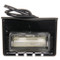 Truck-Lite 15 Series 3 Diode Clear Rectangular LED License Light Kit 24V with Black Bracket Mount - 15043