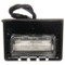 Truck-Lite 15 Series 3 Diode Clear Rectangular LED License Light Kit 12V with Black Bracket Mount - 15058