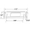 Truck-Lite 19 Series Black Polycarbonate Closed Back Bracket Mount Used In Rectangular Shape Lights for 19 Series Products - 19729