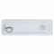Truck-Lite 80 Series 6 Diode Clear Rectangular LED Dome Light 12/24V with White 8 Screw Bracket Mount - Bulk Pkg - 80250C3