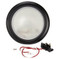 Truck-Lite 40 Series 1 Bulb Clear Round Incandescent Dome Light 12V with Black Grommet Kit - 40003