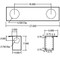 Truck-Lite 40 Series Silver Stainless Steel Right Hand Side 4 Screw Module Bracket Used in 4 in. Diameter Round Shape Lights - 40681