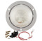 Truck-Lite 40 Series 1 Bulb Clear Round Incandescent Back-Up Light 12V with Gray Flange Kit - 40024