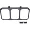 Truck-Lite 45 Series Black Polypropylene Latch Cover for Rectangular Shape Lights - 45333