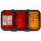 Truck-Lite 45 Series Black Polypropylene Right Hand Side Incandescent/LED Back-Up/Side/Turn Signal Light Module 12V - 45430