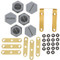 Truck-Lite 50 Series Silver/Gray/Brass Junction Box Hardware Kit - 50602