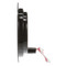 Truck-Lite Super 44 6 Diode Clear Round LED Back-Up Light 12V with Hardwired Stripped End and Black Flange - 44348C