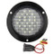 Truck-Lite Super 44 27 Diode Clear Round LED Back-Up Light Kit 12V with Black Flange Mount - 44146C