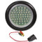 Truck-Lite 44 Series 54 Diode Clear Round LED Dome Light Kit 12V with Black Grommet Mount - 44042C