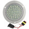 Truck-Lite 44 Series 54 Diode Clear Round LED Dome Light Kit 12V with Gray Flange Mount - 44046C