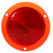  Truck-Lite 40 Economy Series 1 Bulb Red Round Stop/Turn/Tail Light 12V with Red Flange Mount - Bulk Pkg - 40229R3