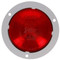 Truck-Lite Super 40 Series 1 Bulb Red Round Incandescent Stop/Turn/Tail Light Kit 12V with Gray Flange Mount - 40058R