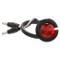 Truck-Lite 33 Series 1 Diode Red Round LED Auxiliary Light Kit 12V with Black Flange Mount - 33066R