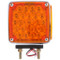 Signal-Stat 24 Diode Red/Yellow Square LED LH Dual Face Pedestal Light 12V - Bulk Pkg - 2759-3 by Truck-Lite