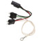 Truck-Lite 6 in. Stop/Turn/Tail Right Plug with 16 Gauge GPT Wire and 4 Position Plug/Ring Terminal - 94949