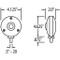 Signal-Stat 1 Bulb Single Face 2 Wire Yellow Round Incandescent Pedestal Light 12V - 2702A by Truck-Lite