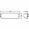 Truck-Lite 19 Series 2 Bulb Red Rectangular Incandescent Marker Clearance Light Kit 12V - Bulk Pkg - 19002R3