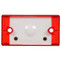 Truck-Lite 13 Series 1 Bulb Red Rectangular Incandescent Marker Clearance Light Kit 24V ECE European Approved - 13001R