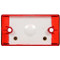 Truck-Lite 13 Series 1 Bulb Red Rectangular Incandescent Marker Clearance Light Kit 12V ECE European Approved - 13011R