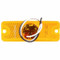 Truck-Lite 18 Series European Approved Yellow Rectangular LED Marker Clearance Light Kit 12/24V - Bulk Pkg - 18011Y3