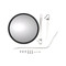 Truck-Lite 8 in. Round White Stainless Steel Universal Convex Mirror Assembly - 97665
