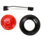 Truck-Lite 10 Series Red Round 2 Diode LED Marker Clearance Light Kit 12V with Black Grommet - Bulk Pkg - 10050R3