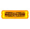Truck-Lite Model 19 Series 4 Diode Yellow Rectangular LED Marker Clearance Light 12V with Male Pin Base Mount - 19250Y