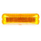 Truck-Lite 19 Series Yellow Rectangular 4 Diode LED Marker Clearance Light 12V with Base Mount - Bulk Pkg - 19250Y3