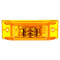 Truck-Lite 21 Series 8 Diode Yellow Rectangular LED Marker Clearance Light 12V Kit Fit N Forget M/C - 21075Y