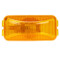 Truck-Lite 15 Series 1 Bulb Yellow Rectangular Incandescent Marker Clearance Light 12V - Bulk Pkg - 15200Y3