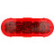 Truck-Lite 60 Series 26 Diode Red Oval Retrofit LED High Mounted Stop Light Kit 12V with Black Grommet Mount - 60060R