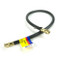 Yellow Jacket PLUS II 3/8 in. Heavy Duty Charging Hose BC-36 in. 3/8 in. Straight x 3/8 in. Straight - Black - 15636