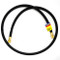 Yellow Jacket PLUS II 3/8 in. Heavy Duty Charging Hose 12 ft. BC-144 3/8 in. Straight x 3/8 in. Straight - Black - 15712