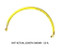 Yellow Jacket PLUS II B 3/8 in. Charging Hose 25 ft. BSA-300 1/4 in. Straight x 1/4 in. 45 Degree - Yellow - 20525