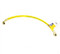 Yellow Jacket PLUS II B 3/8 in. Charging Hose 24 in. BBA-24 3/8 in. Straight x 3/8 in. 45 Degree - Yellow - 18124