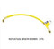 Yellow Jacket PLUS II B 3/8 in. Charging Hose 10 ft. BBA-120 3/8 in. Straight x 3/8 in. 45 Degree - Yellow - 18210