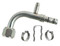 MEI EZ-Clip Female O-Ring 90 Degree Elbow No. 12 Hose Fitting with 13 mm. R134a Port - 4543EZ