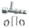 MEI EZ-Clip Female O-Ring Straight No. 12 Hose Fitting with 13 mm. R134a Port - 4505EZ