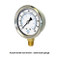 PIC 0-500 PSI Glycerine Filled Pressure Gauge 2.5 in. with Stainless Steel Case and 1/4 in. NPT Male - 201L-254J