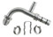 MEI EZ-Clip Male O-Ring 90 Degree Elbow No. 12 Hose Fitting with 13 mm. R134a Port - 4542EZ