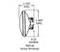 Unity Replacement Sealed Narrow Flood Lamp 5 in. 12V - U-4411