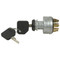 Pollak 4-Position Ignition Starter Switch with Momentary Start and Universal Type Die-Cast Housing - 31-243P