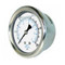 PIC 0-600 PSI Glycerine Filled Pressure Gauge 2.5 in. with Stainless Steel Case and 1/4 in. NPT Male - 202L-254K