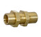 MEI Bulkhead Fitting with Steel Nuts for Routing Hose through Firewall/Cab/Roof - No. 12 Fitting Size - 4915
